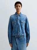 TWO TONED DENIM JACKET
