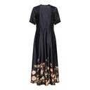 FAYE MAXI DRESS BLACK BLOSSOM