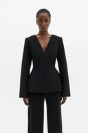 NINNI CUT OUT SHOULDER HOURGLASS TOP