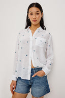 CHARLI SHIRT BLUEBELL CARNATIONS