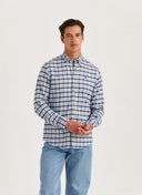 Flannel check shirt slim fit
