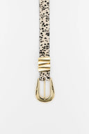 Azelia buckle leather belt