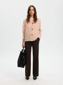 SLFLULU LS KNIT SHORT CARDIGAN