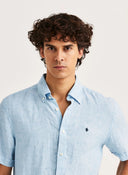 DOUGLAS LINEN SHIRT SS-CLASSIC FIT