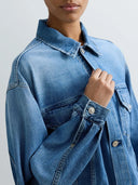 TWO TONED DENIM JACKET