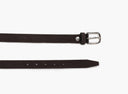 NOHR JENNY SILVER SUEDE LEATHER BELT