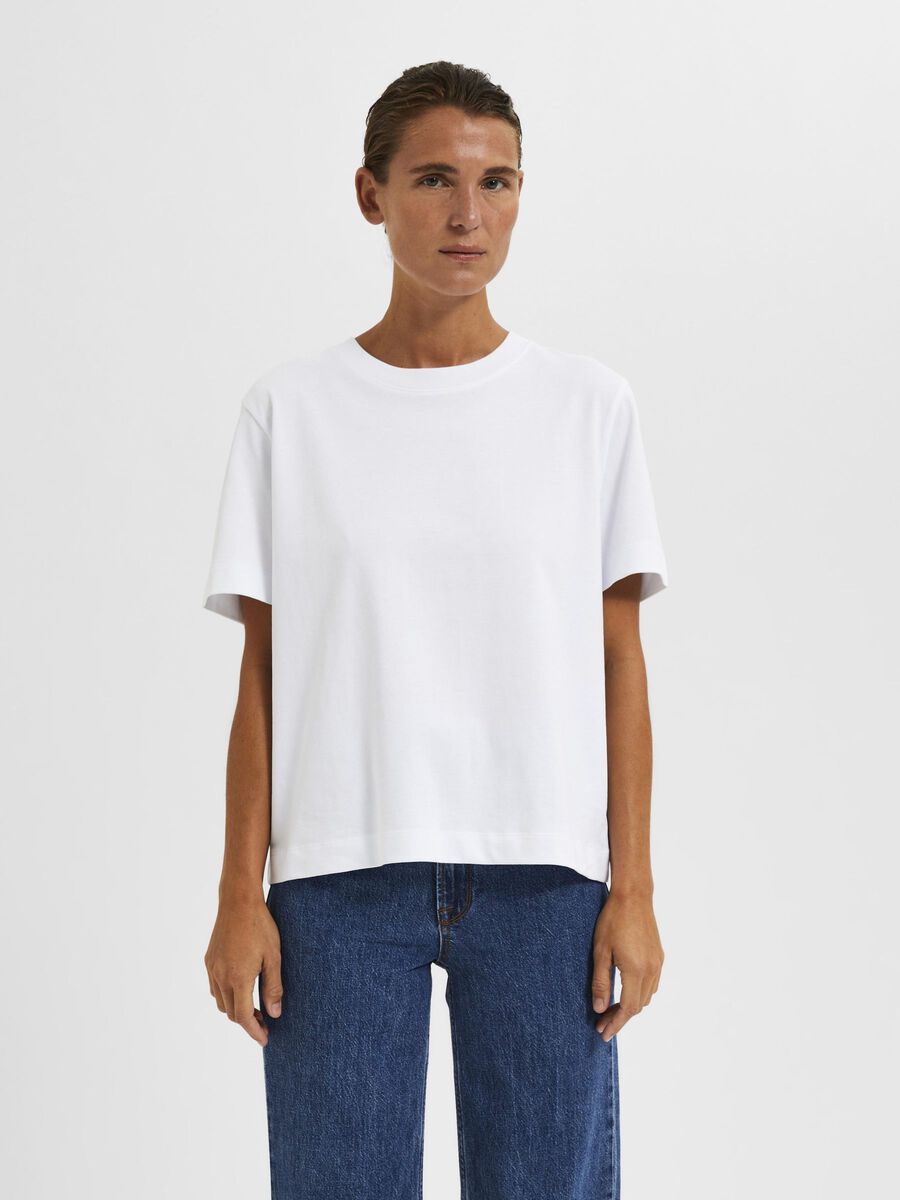 SLFESSENTIAL SS BOXY TEE