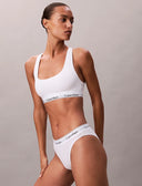 UNLINED BRALETTE HVIT