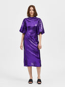 SLFSOLA 2/4 midi sequins dress