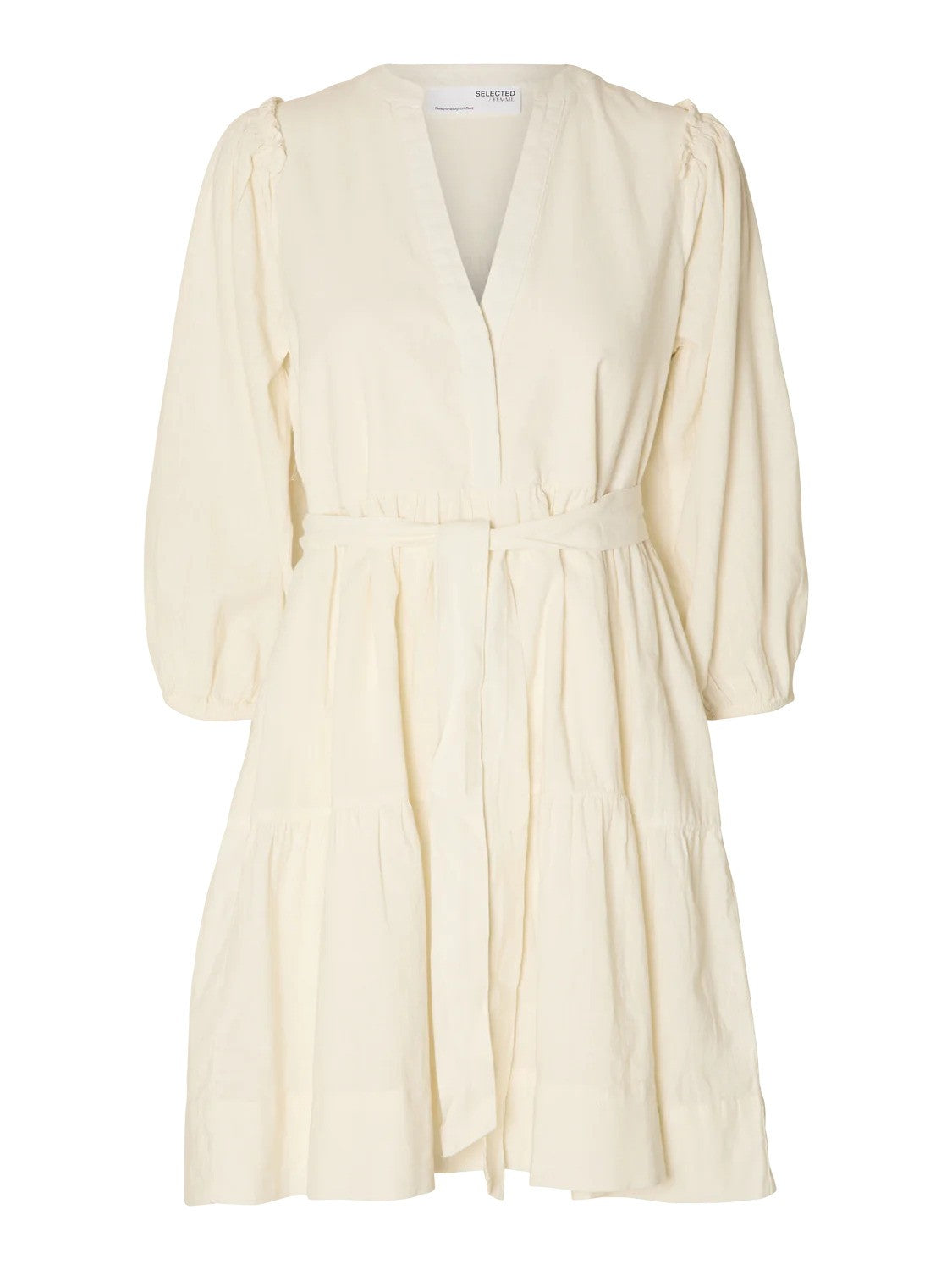 SLFHILLIE 3/4 short linen dress