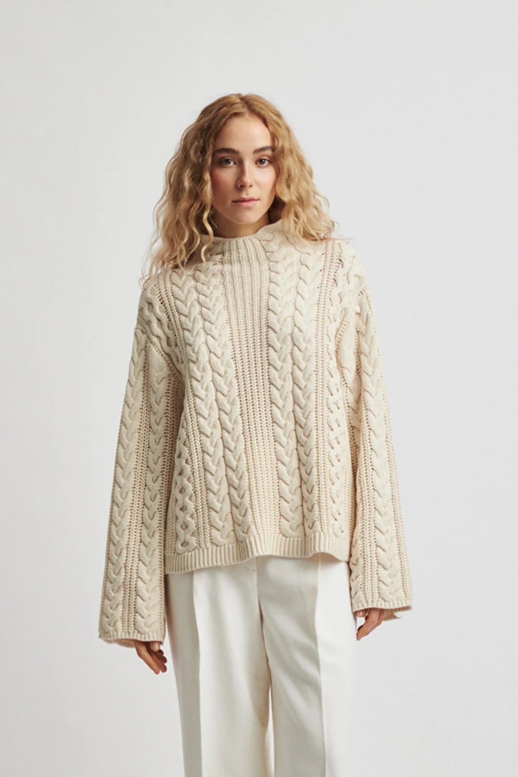 APRIL CABLE SWEATER