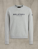 1924 Sweatshirt-Belstaff-09842 Grey Melange / Dark Navy-Product.Variant,2102,5683739-ProductId,71120674-Product.Number,belstaff,College,gensere,Grå,Herre