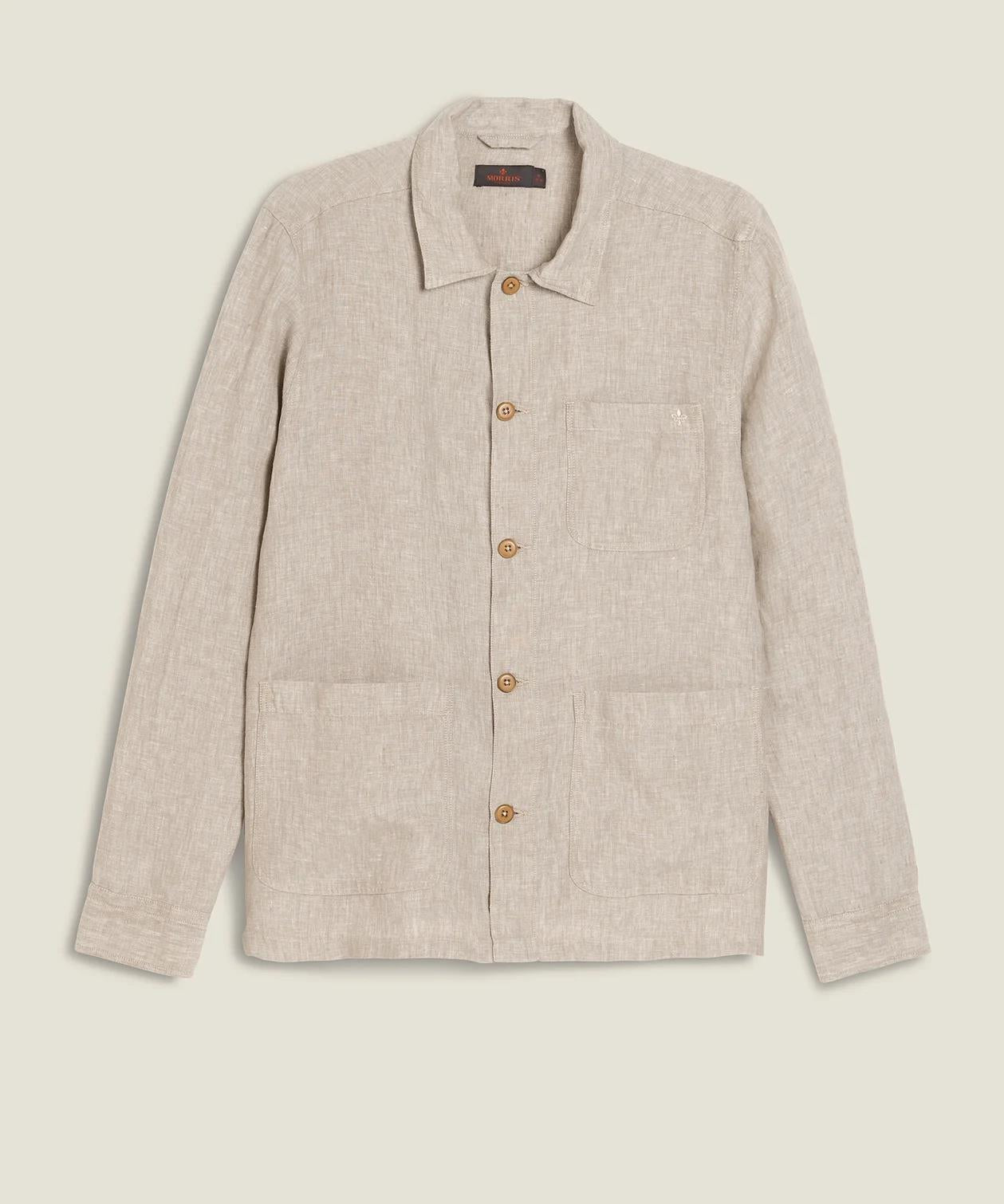 Ethienne Lt Shirt Jacket Khaki-Morris Stockholm-06 Khaki-Product.Variant,2102,5661147-ProductId,801485-Product.Number,Herre,Khaki,morris-stockholm,Overshirt